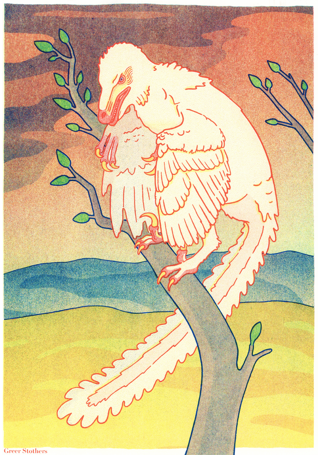 Albino Velociraptor