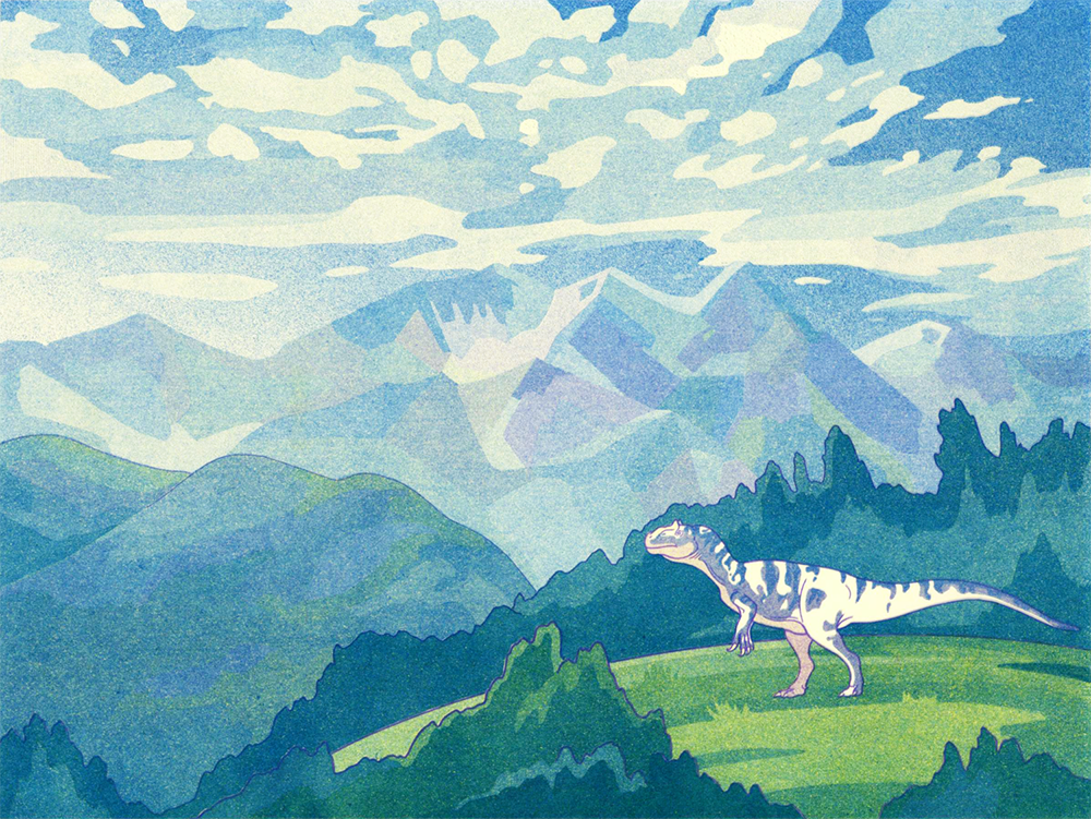Allosaurus Print