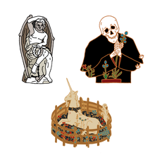 Load image into Gallery viewer, Classical Art Enamel Pins
